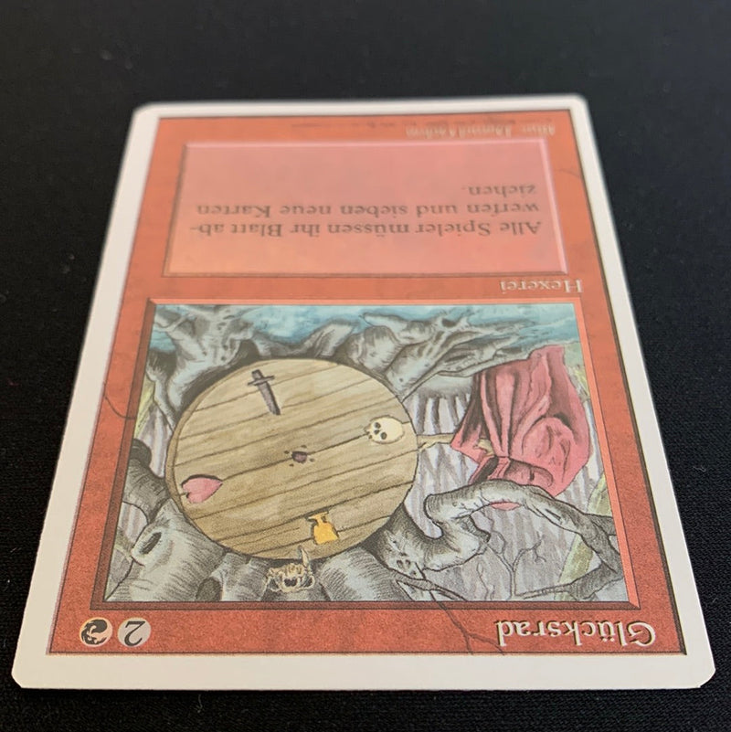 Magic the Gathering Wheel of Fortune - Foreign White Bordered - German 