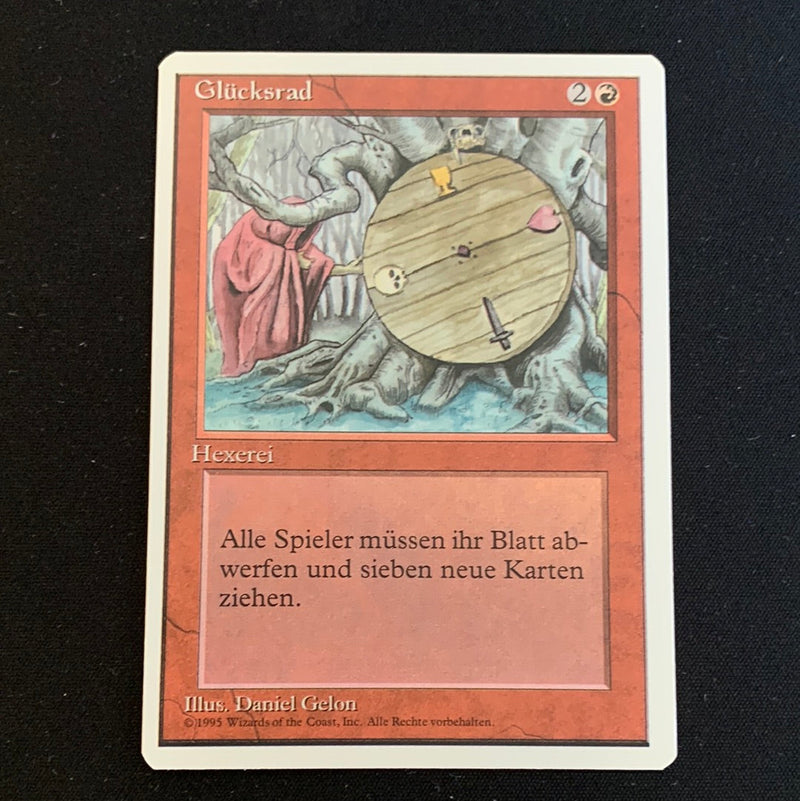 Magic the Gathering Wheel of Fortune - Foreign White Bordered - German 