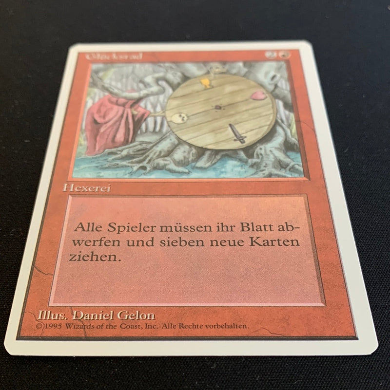 Magic the Gathering Wheel of Fortune - Foreign White Bordered - German 