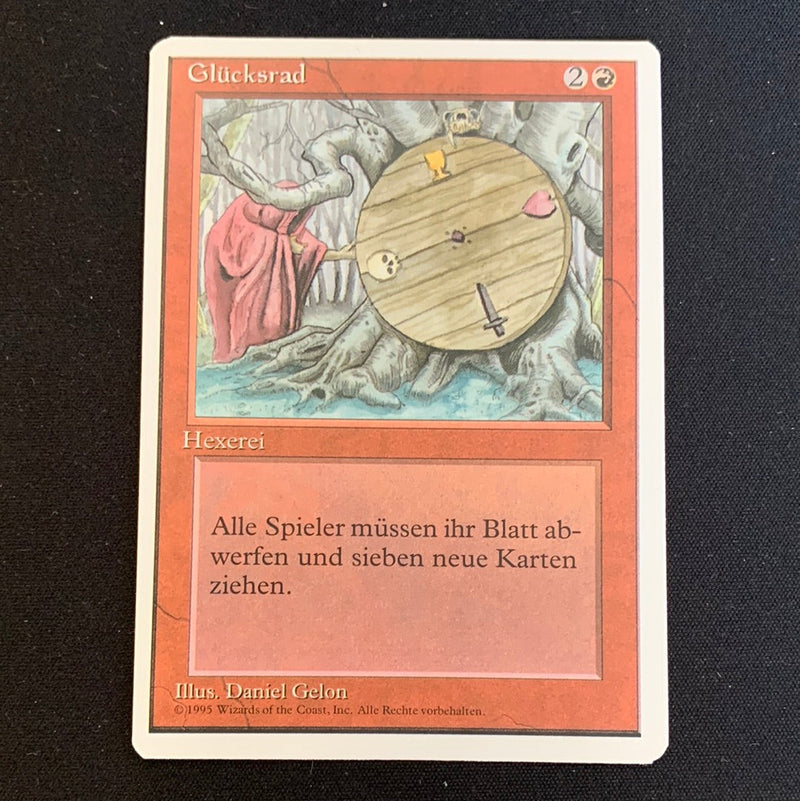 Magic the Gathering Wheel of Fortune - Foreign White Bordered - German 