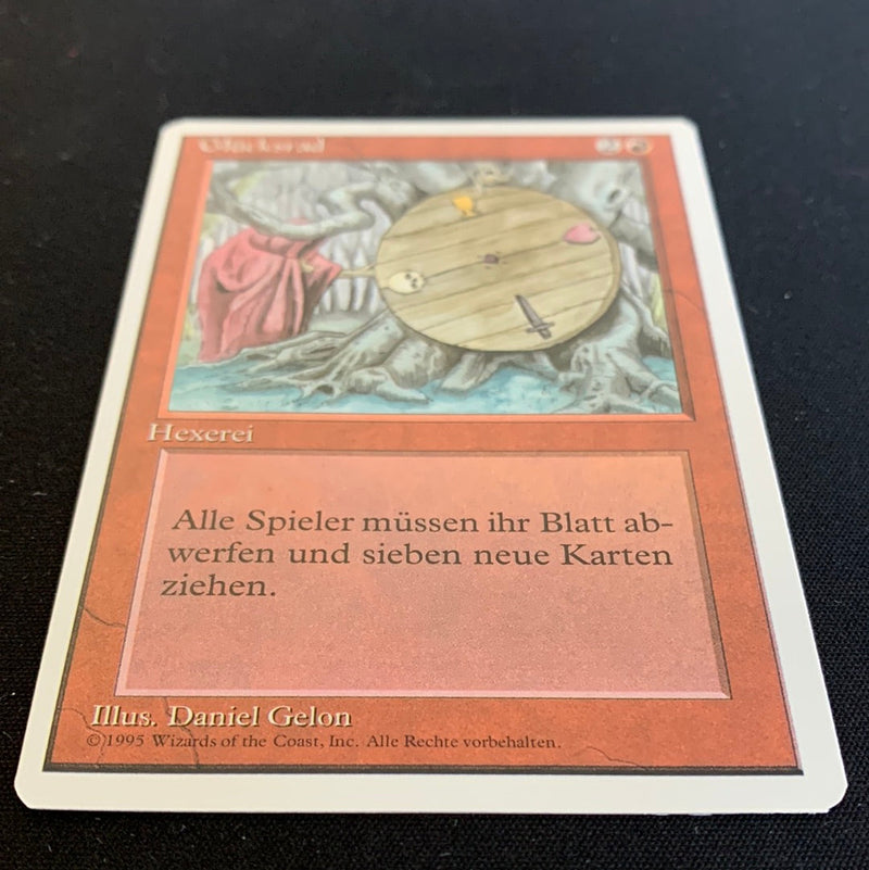 Magic the Gathering Wheel of Fortune - Foreign White Bordered - German 