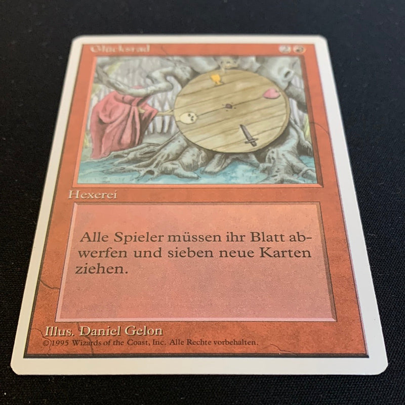 Magic the Gathering Wheel of Fortune - Foreign White Bordered - German 