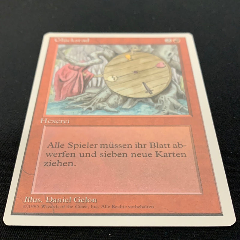 Magic the Gathering Wheel of Fortune - Foreign White Bordered - German 