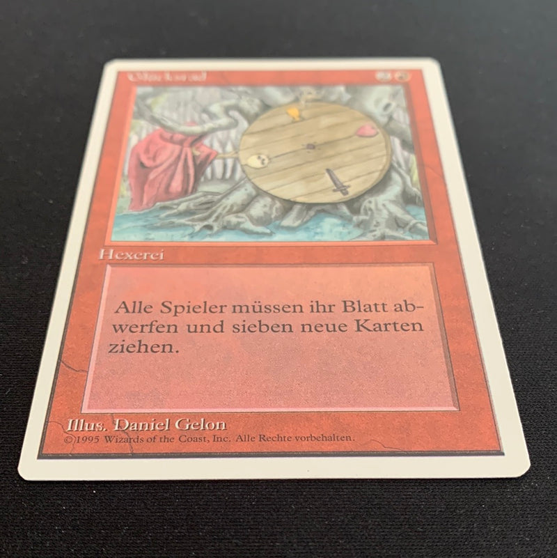 Magic the Gathering Wheel of Fortune - Foreign White Bordered - German 