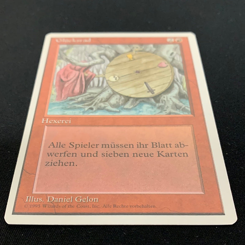 Magic the Gathering Wheel of Fortune - Foreign White Bordered - German 