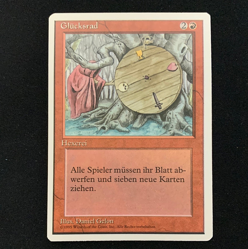 Magic the Gathering Wheel of Fortune - Foreign White Bordered - German 