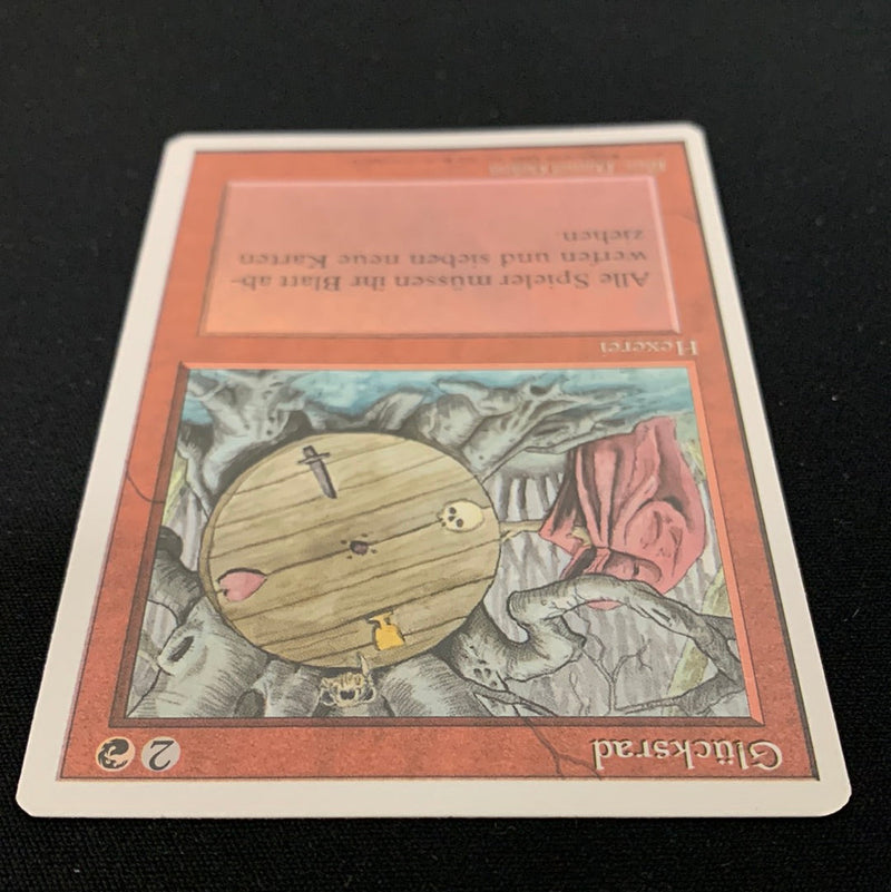 Magic the Gathering Wheel of Fortune - Foreign White Bordered - German 