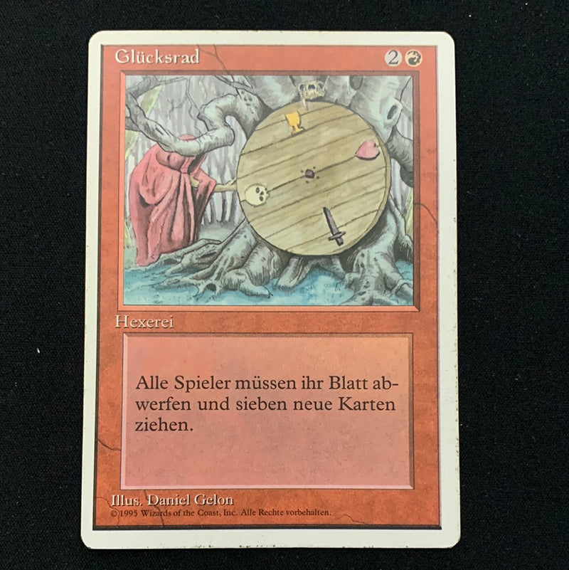 Magic the Gathering Wheel of Fortune - Foreign White Bordered - German 