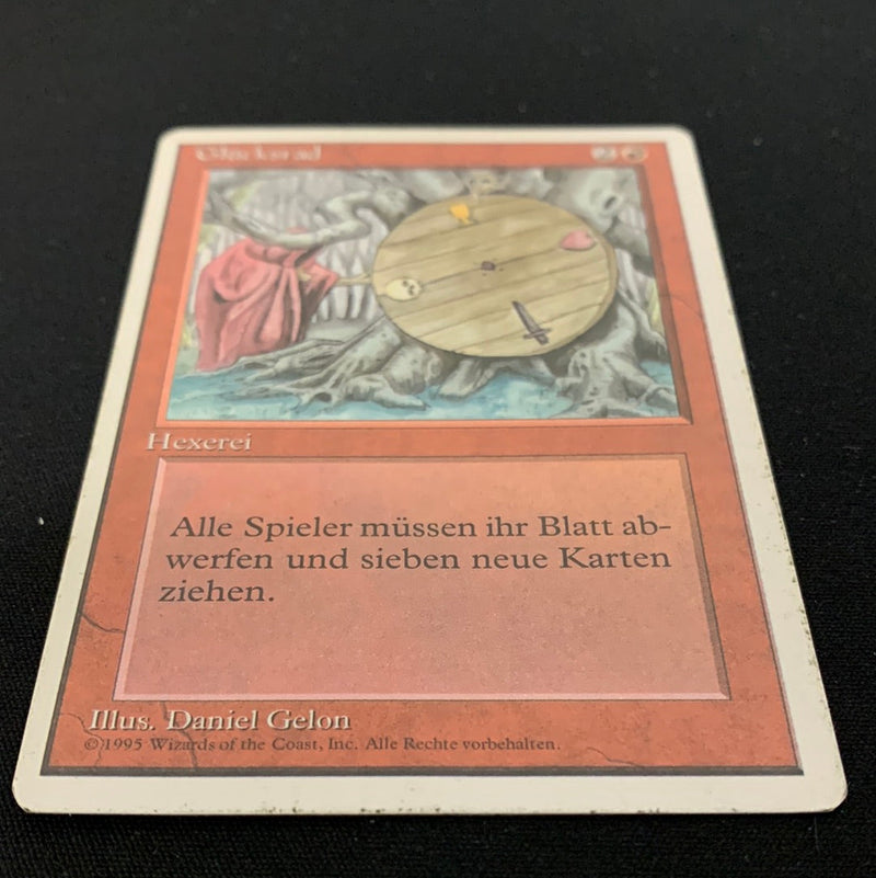 Magic the Gathering Wheel of Fortune - Foreign White Bordered - German 