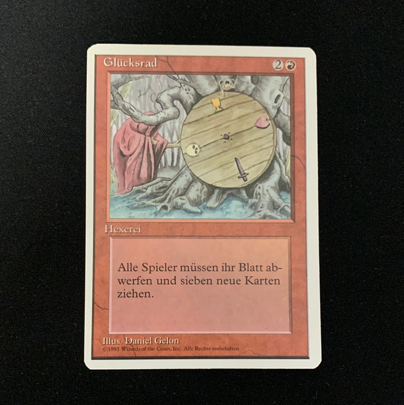 Magic the Gathering Wheel of Fortune - Foreign White Bordered - German 