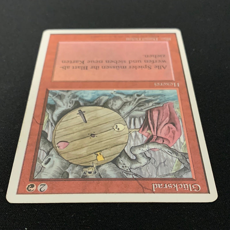 Magic the Gathering Wheel of Fortune - Foreign White Bordered - German 