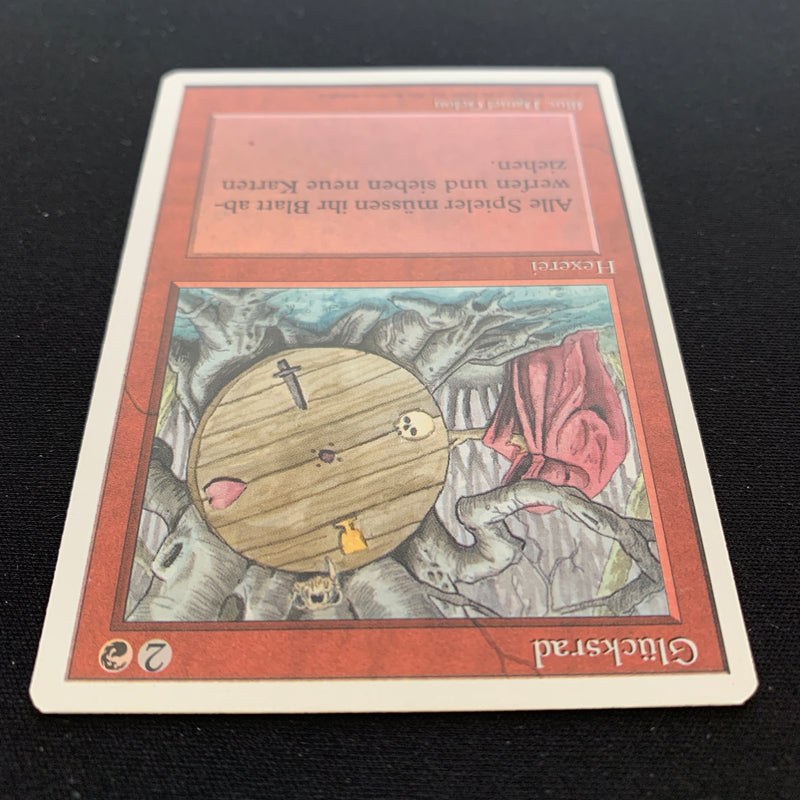 Magic the Gathering Wheel of Fortune - Foreign White Bordered - German 