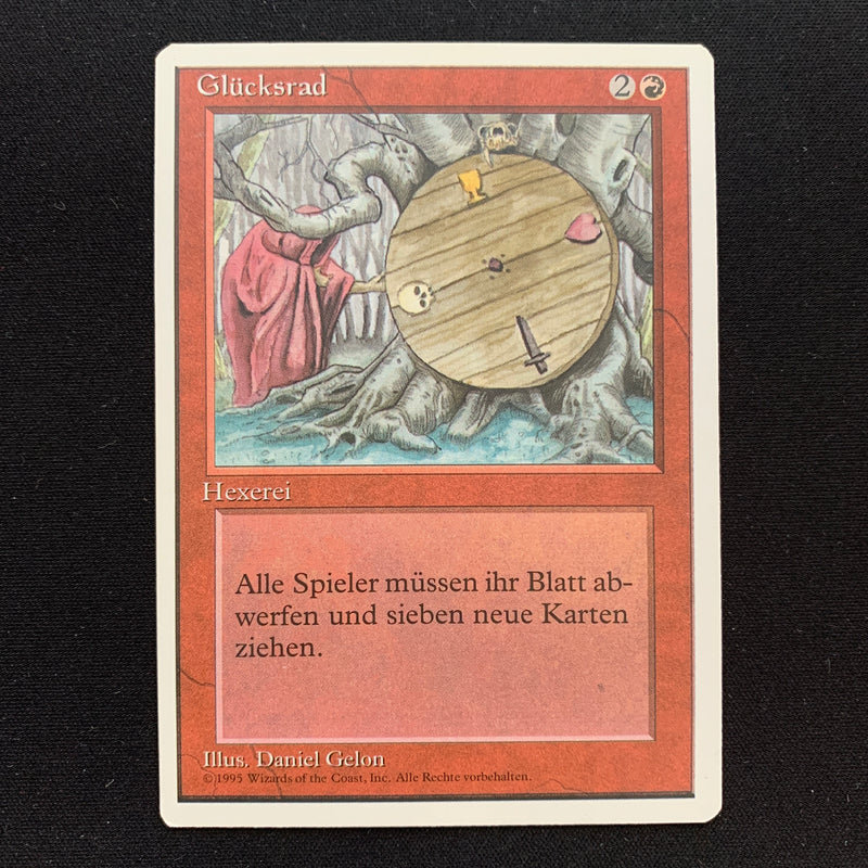 Magic the Gathering Wheel of Fortune - Foreign White Bordered - German 