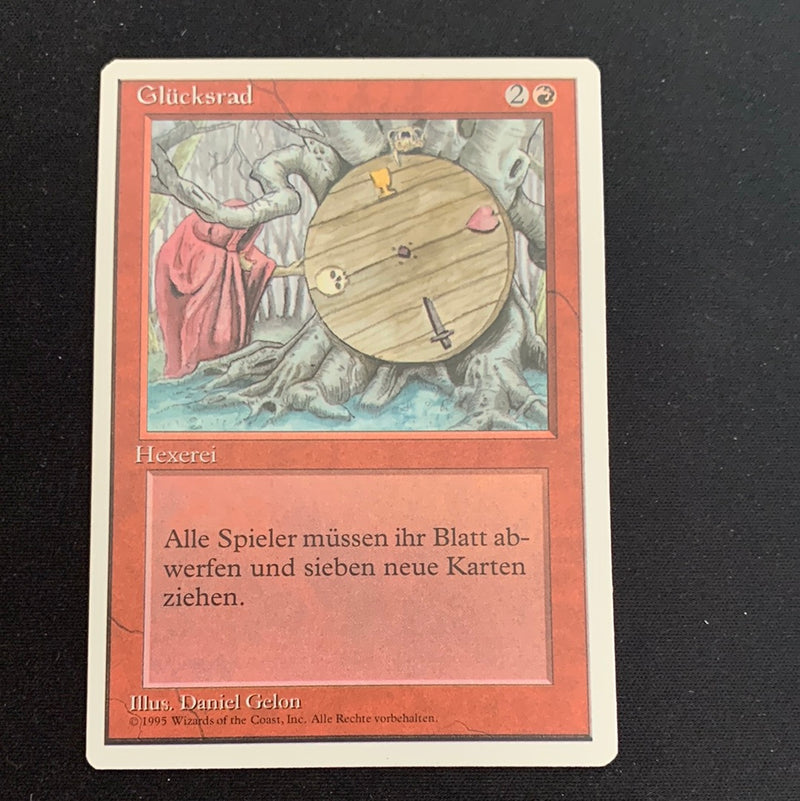 Magic the Gathering Wheel of Fortune - Foreign White Bordered - German 