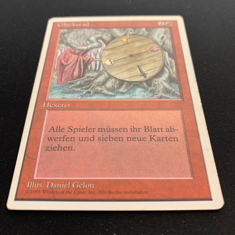 Magic the Gathering Wheel of Fortune - Foreign White Bordered - German 