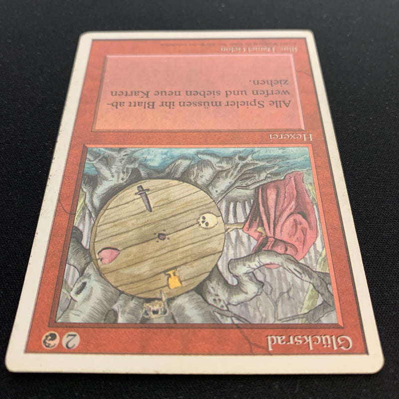 Magic the Gathering Wheel of Fortune - Foreign White Bordered - German 