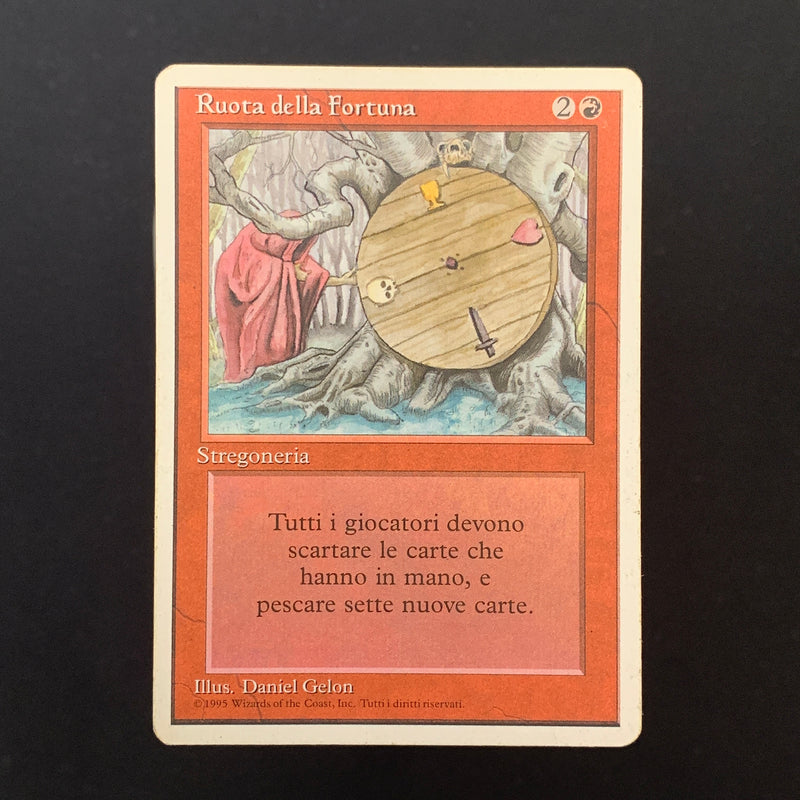 Magic the Gathering Wheel of Fortune - Foreign White Bordered - Italian 