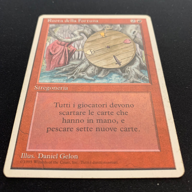 Magic the Gathering Wheel of Fortune - Foreign White Bordered - Italian 