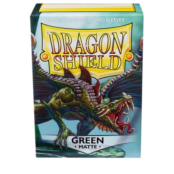 100 Dragon Shield Sleeves - Matte Green