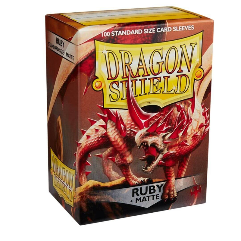 100 Dragon Shield Sleeves - Matte Ruby