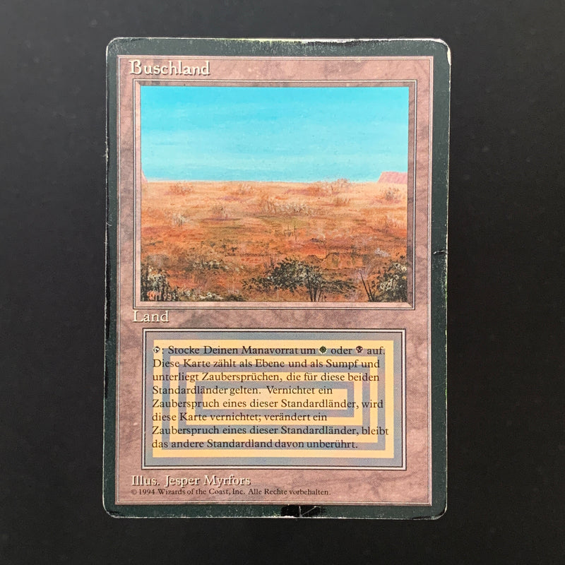 Scrubland - Foreign Black Bordered - German